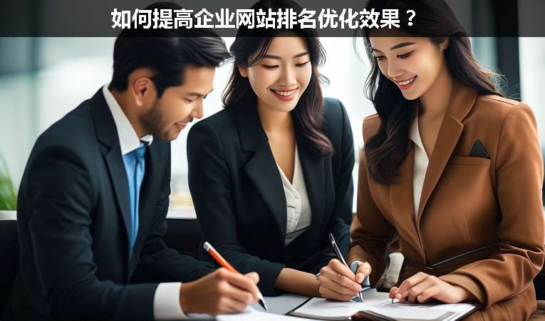 如何提高企業網站排名優化效果？